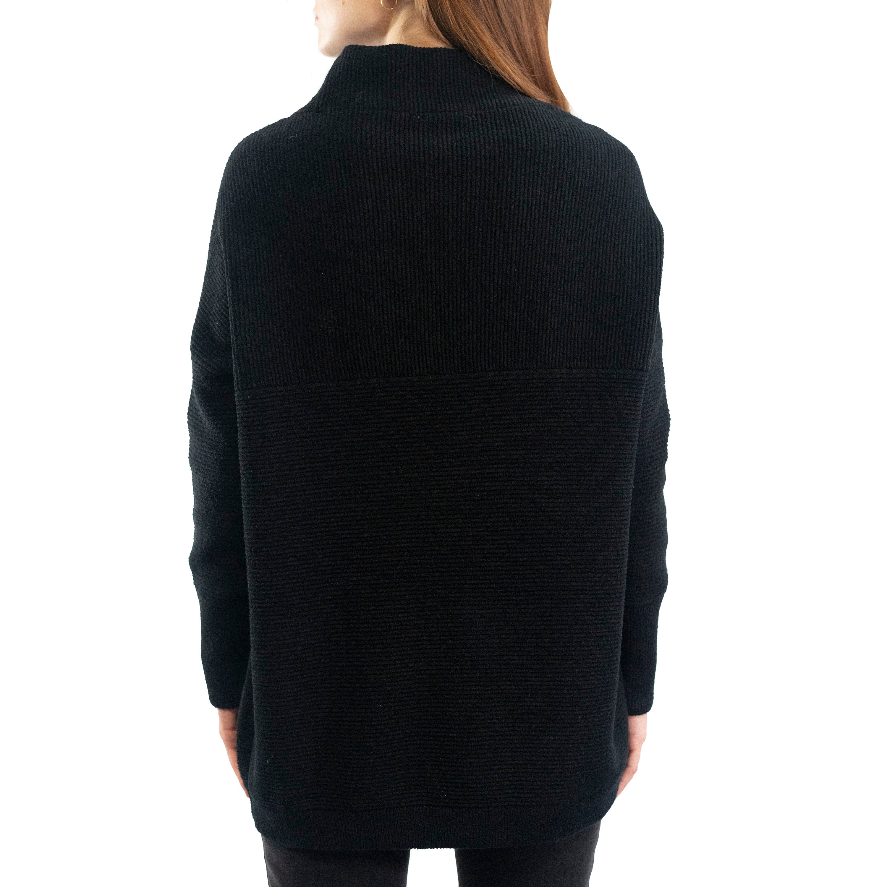 OTTOMAN SWEATER - BLACK