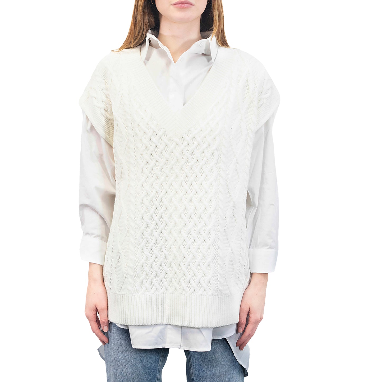 DIANA SWEATER - WHITE