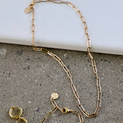 PAPERCLIP CHAIN NECKLACE