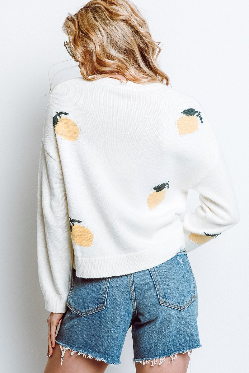 PERCI LEMONS SWEATER