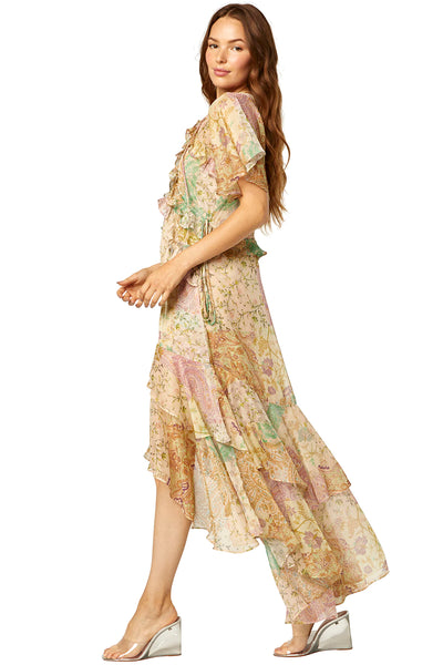 ALANA DRESS - PRINTEMPS PATCHWORK