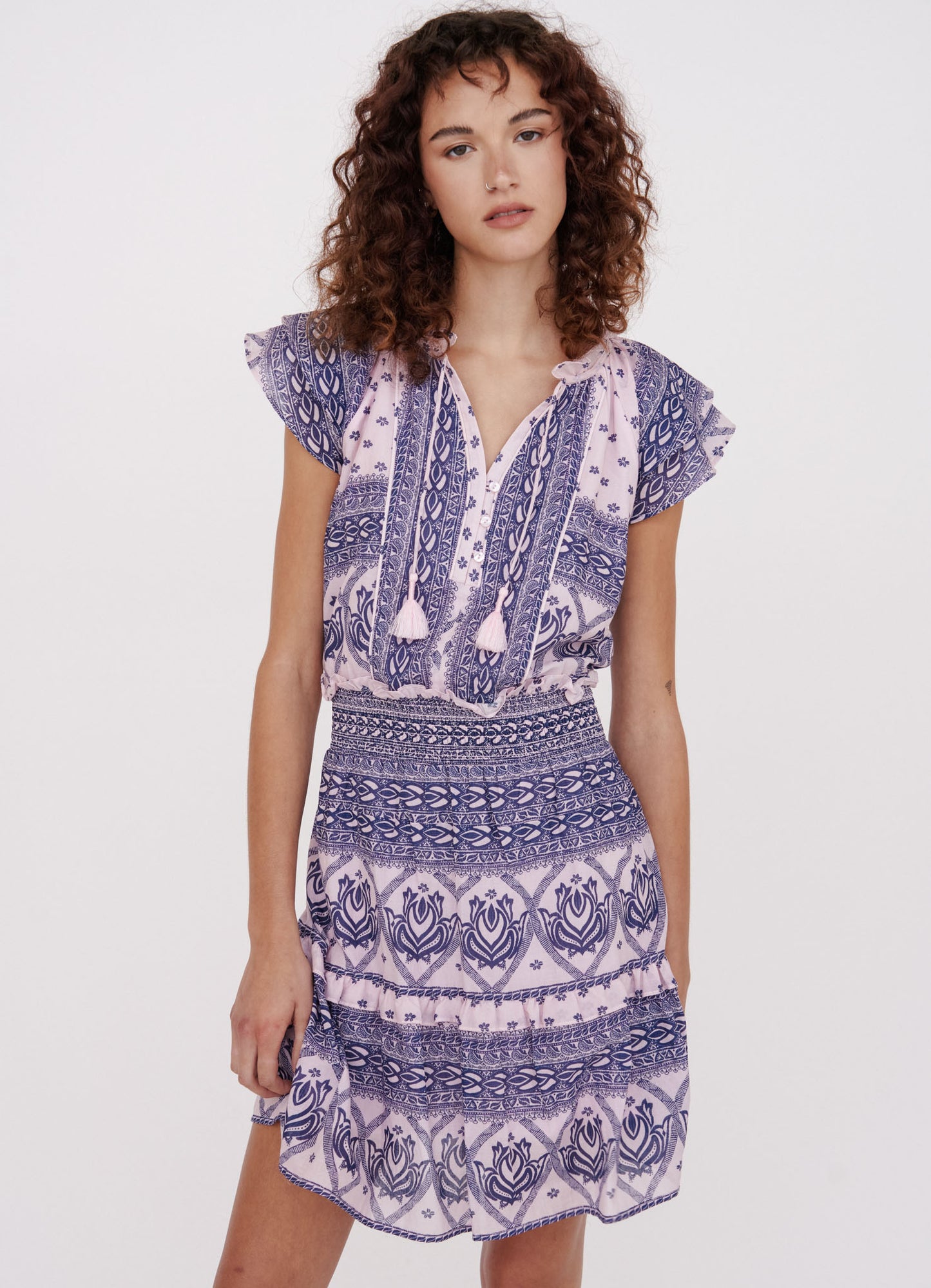 BAY DRESS - LILAC PRINT