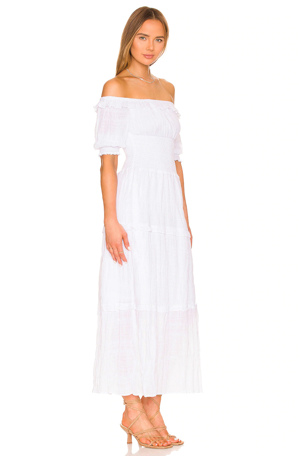 PEASANTRIES DRESS - WHITE