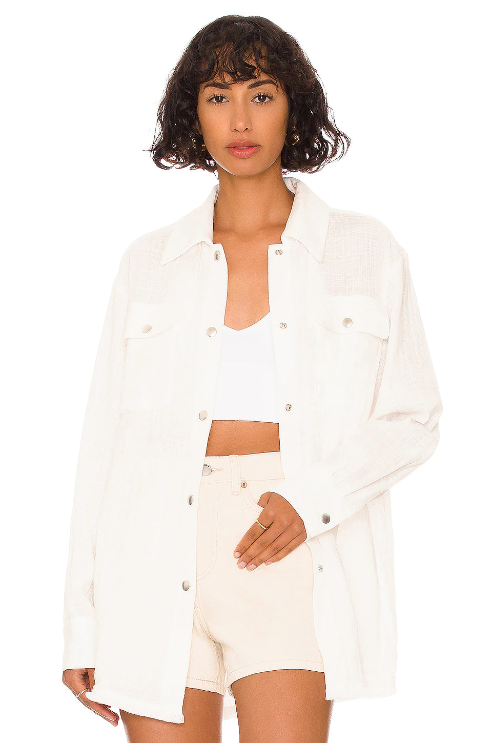 VACAY MODE JACKET - IVORY