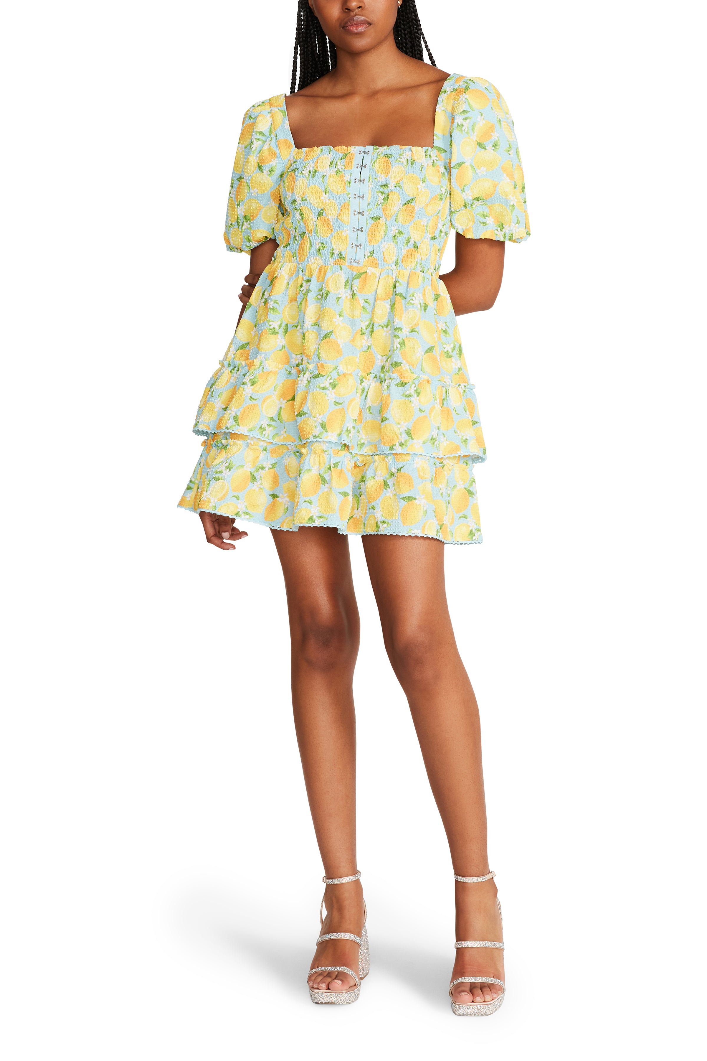 HALEY MINI DRESS - LEMON