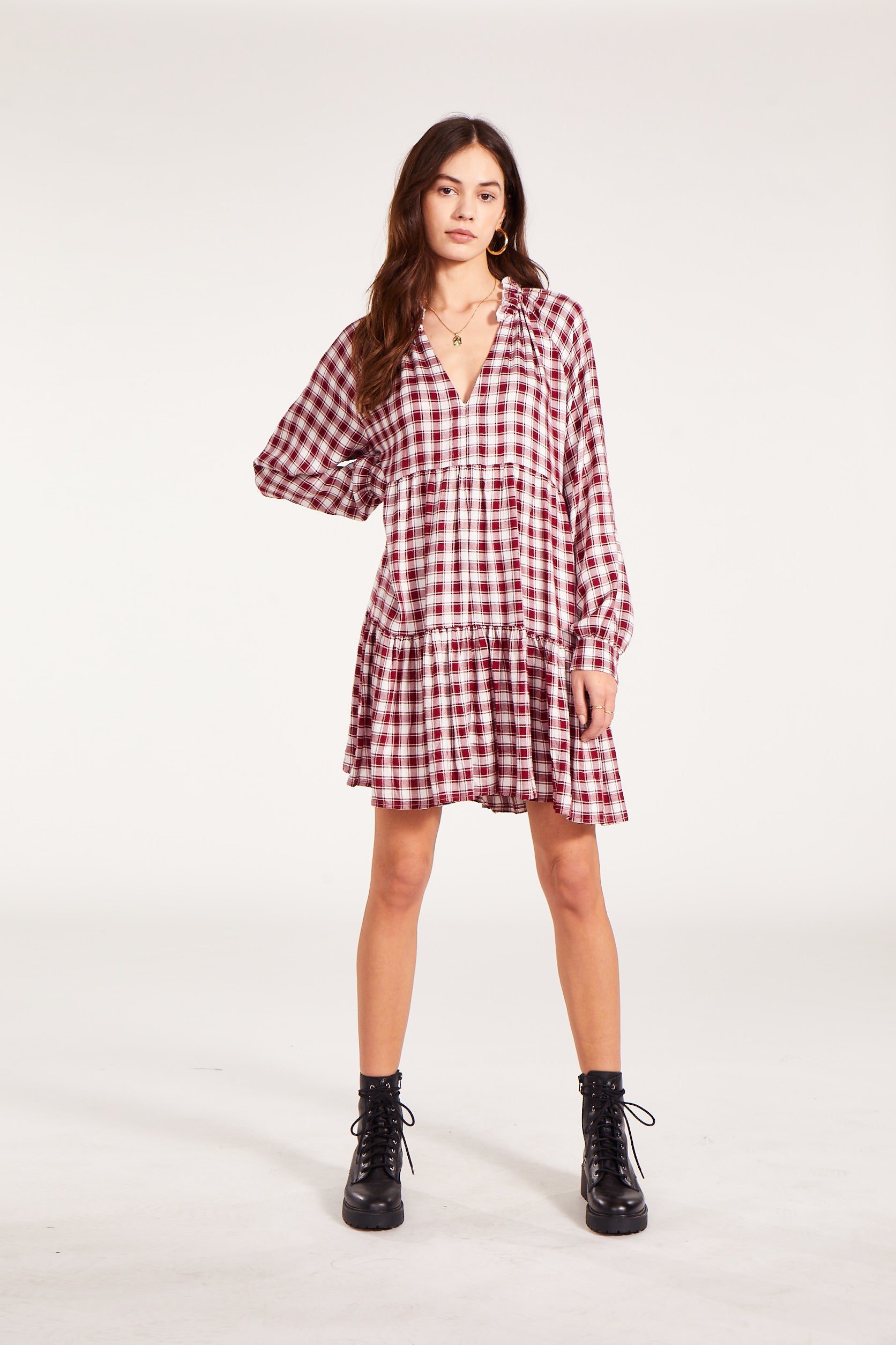 PLAID TO BE YOU DRESS