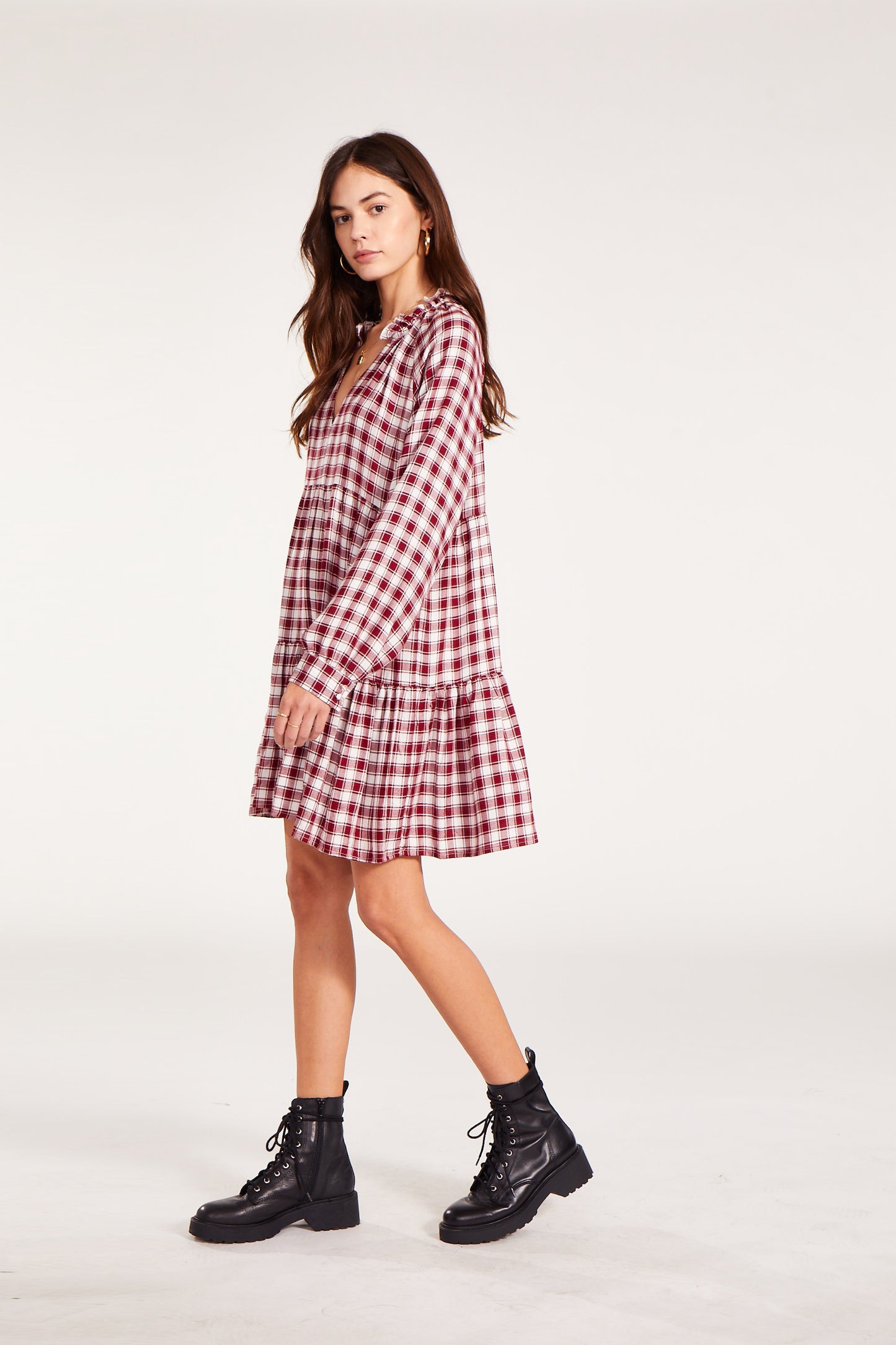 PLAID TO BE YOU DRESS