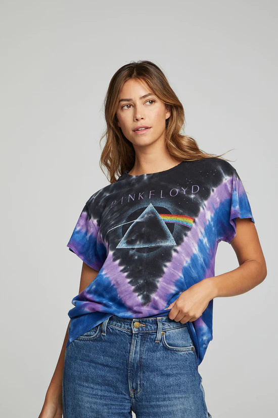 PINK FLOYD - TIE DYE DARK SIDE OF THE MOON TEE