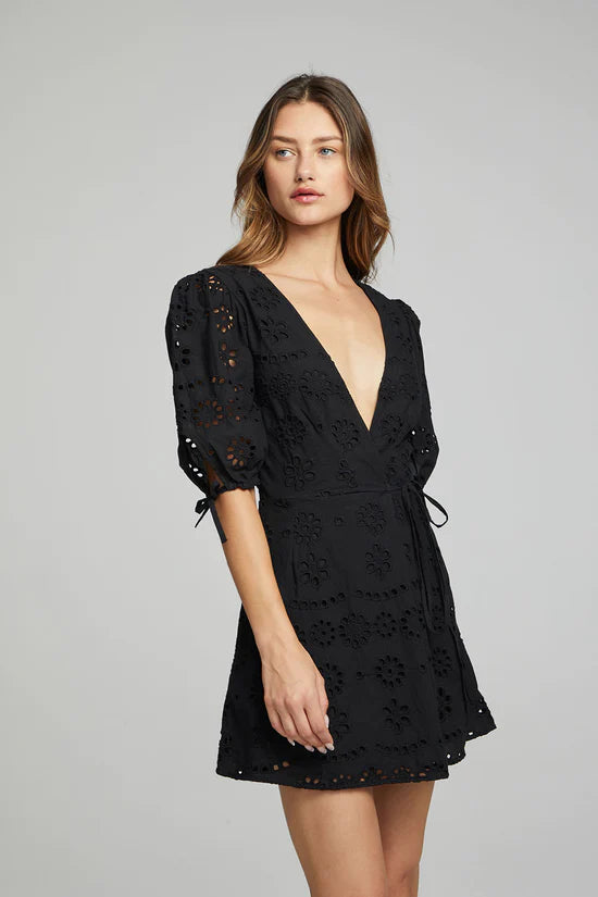 CASSIA MINI DRESS - BLACK ONYZ