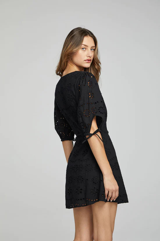 CASSIA MINI DRESS - BLACK ONYZ