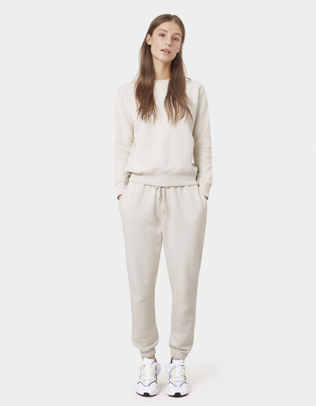 CLASSIC ORGANIC SWEATPANTS - IVORY WHITE