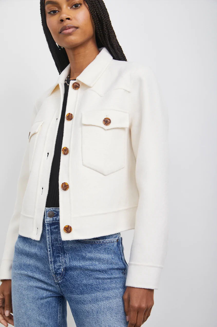 EASTON JACKET- WHITE (ONLINE ONLY)