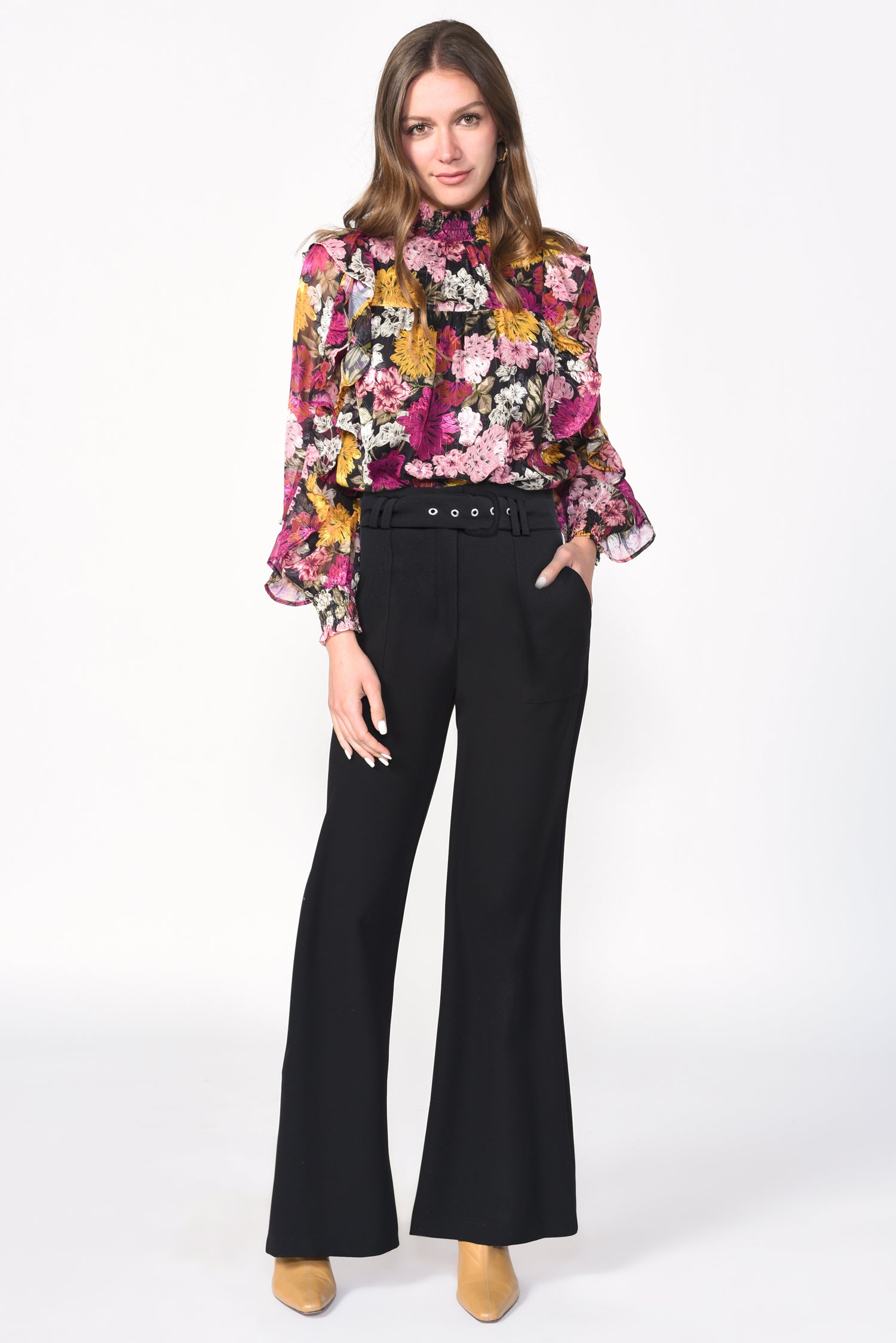 JULES BLOUSE - PINK FLORAL