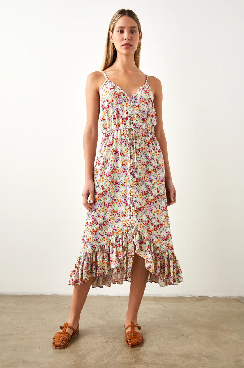 FRIDA MIDI DRESS - FLEUR