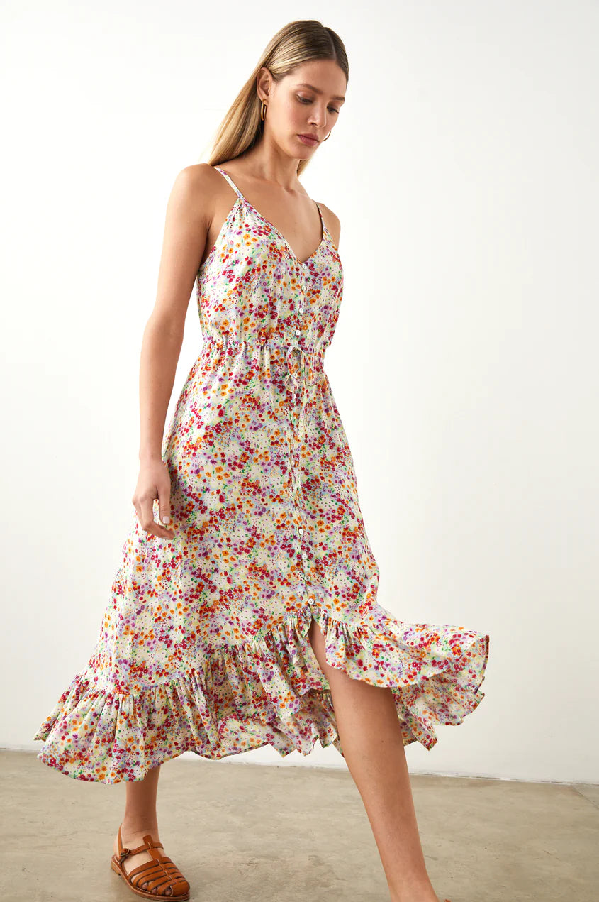 FRIDA MIDI DRESS - FLEUR