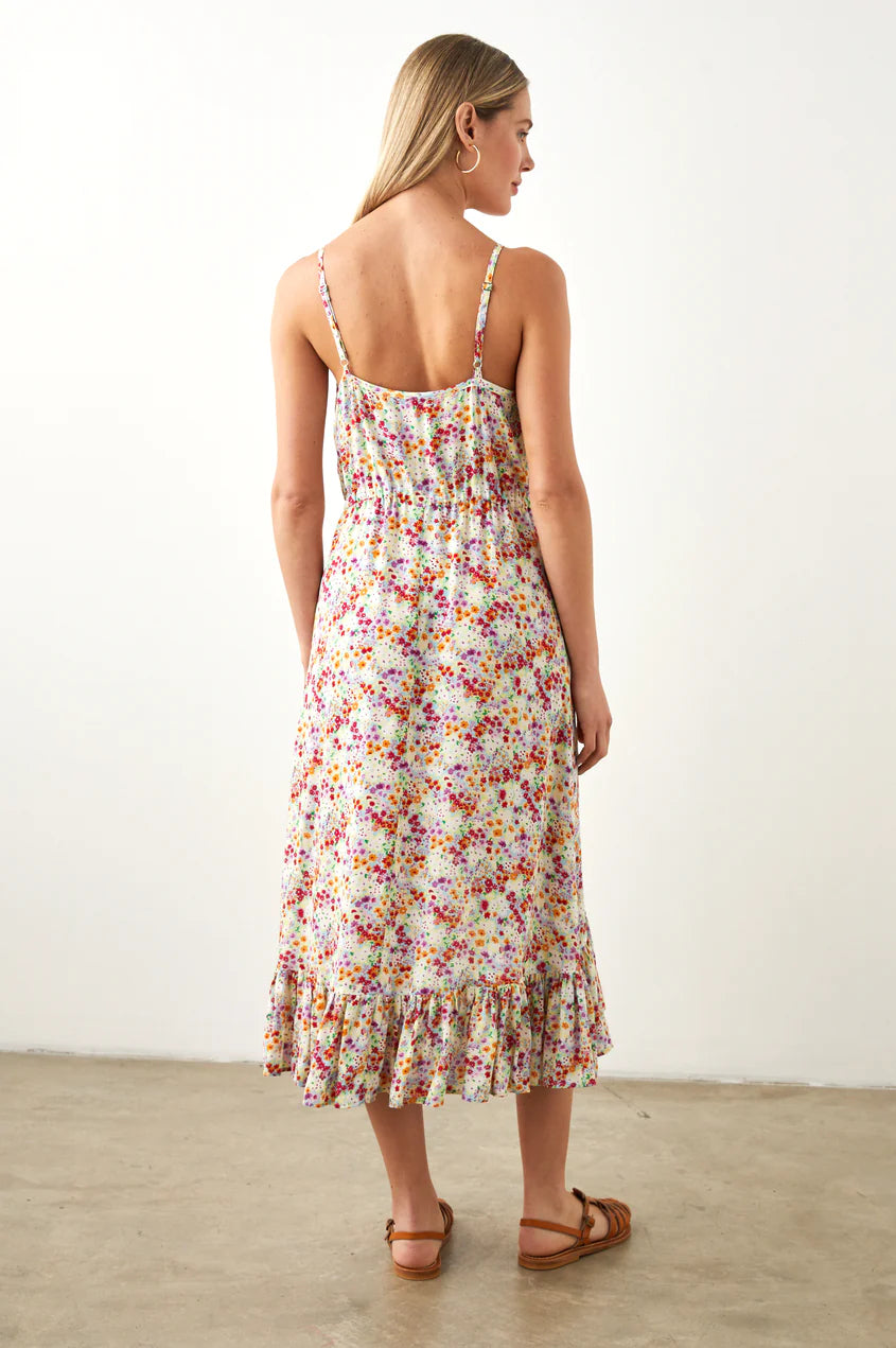 FRIDA MIDI DRESS - FLEUR