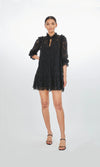 FRANCIA LACE DRESS - BLACK