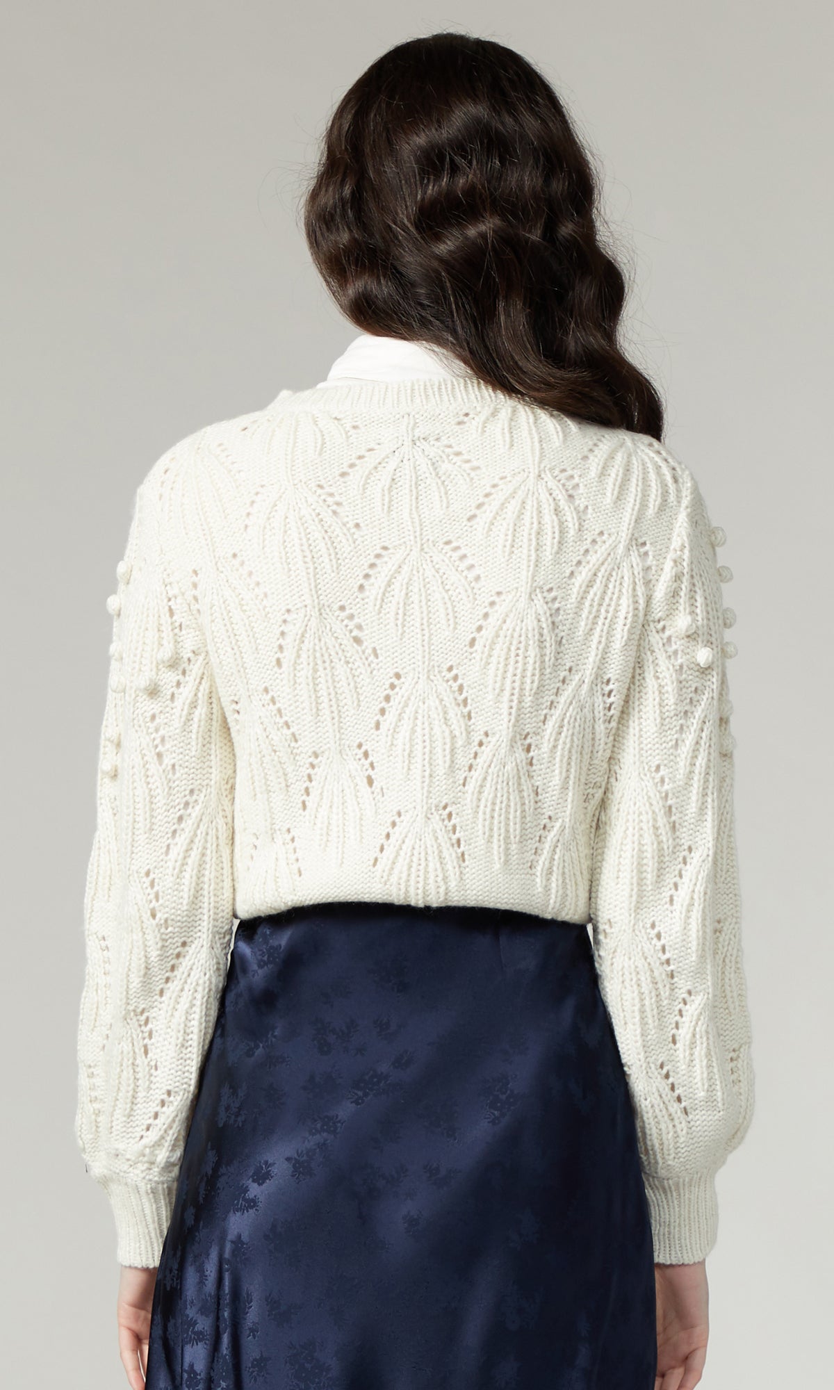 LAURYN POM POM CARDIGAN