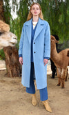 BRYCE OVERSIZED LONG COAT - ARCTIC BLUE (ONLINE ONLY)