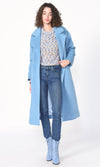 BRYCE OVERSIZED LONG COAT - ARCTIC BLUE (ONLINE ONLY)