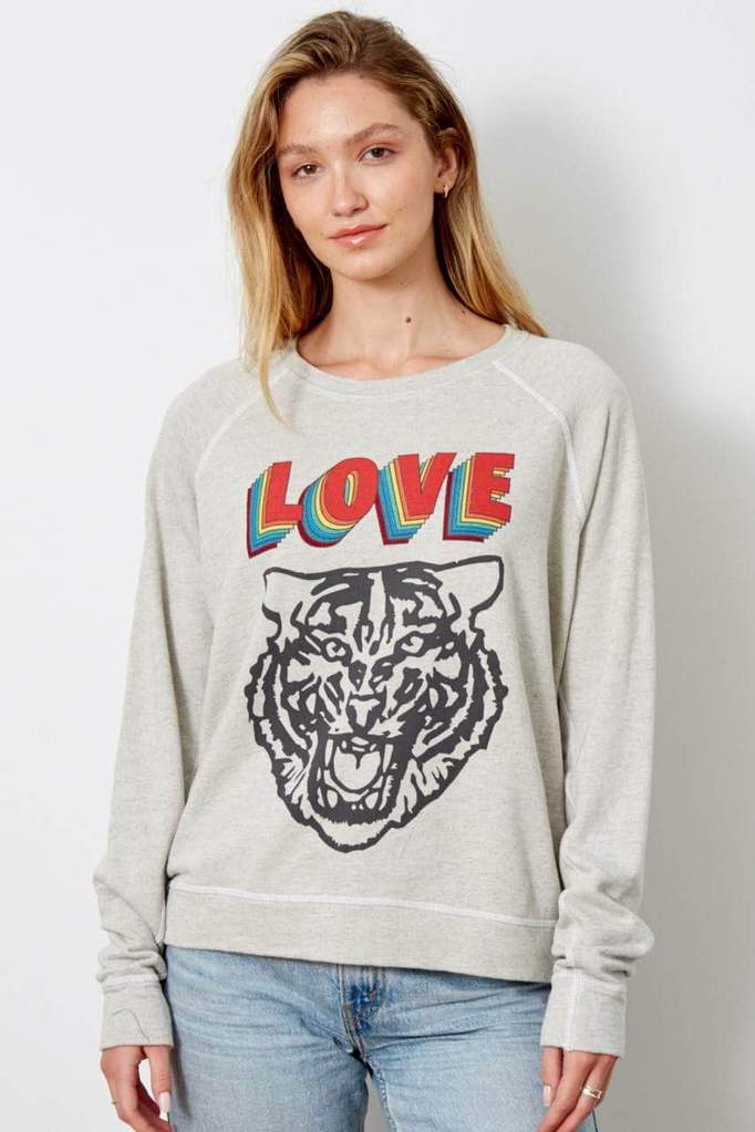 SMITH SWEATER - LOVE TIGER - NATURAL