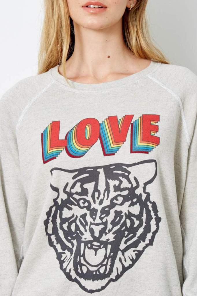 SMITH SWEATER - LOVE TIGER - NATURAL