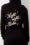 JENNY ROBE - NIGHT NIGHT BABE - BLACK SAND
