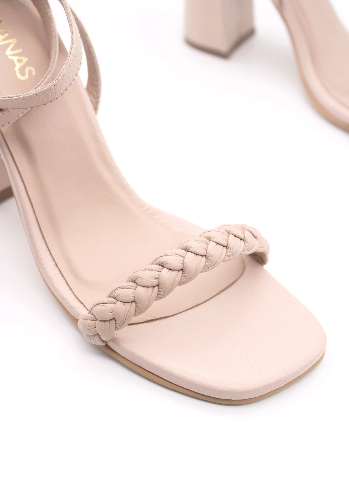 BALANG BRAIDED HEEL - BLUSH