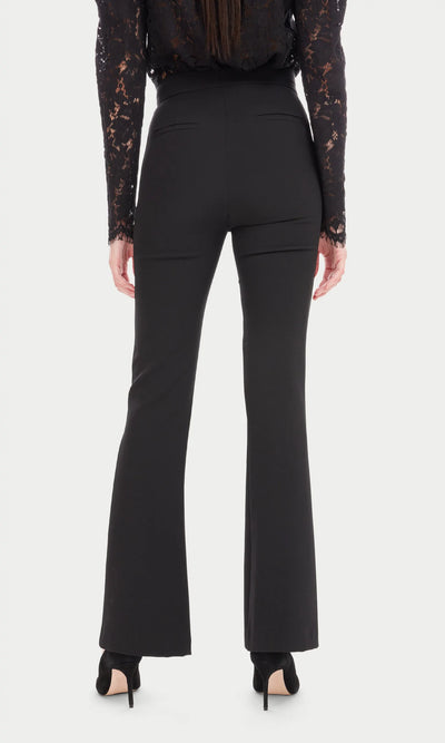 LUCCA CREPE TUXEDO PANT - BLACK (ONLINE ONLY)