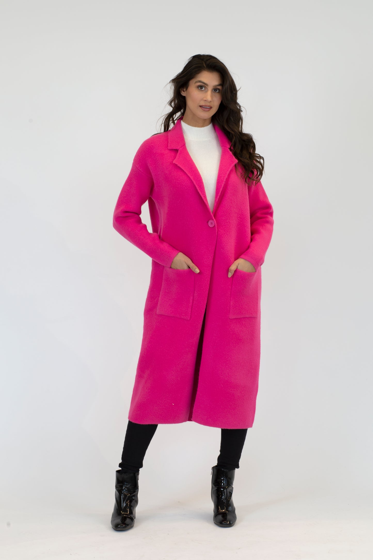 JIMMI COAT - BRIGHT PINK