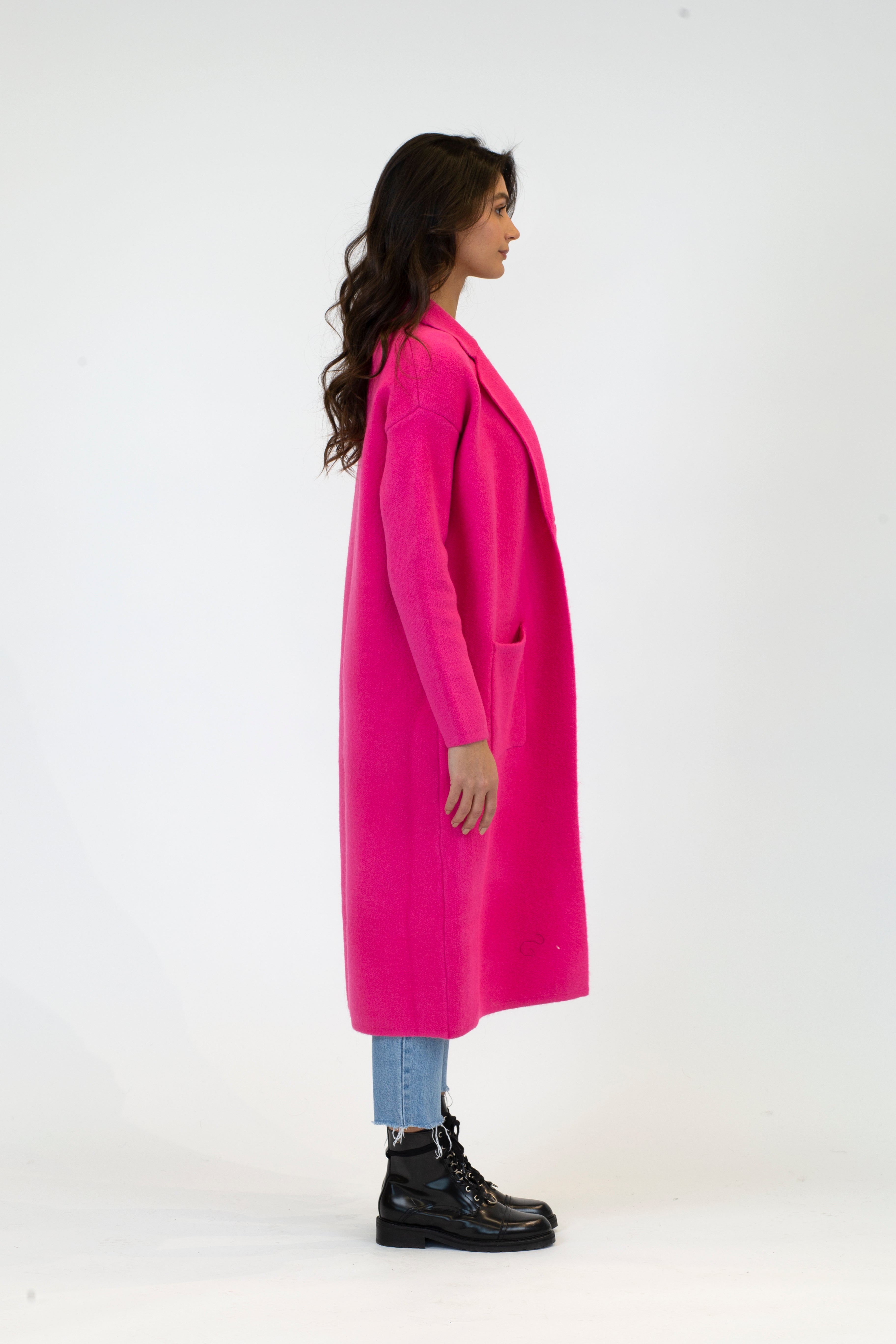 JIMMI COAT - BRIGHT PINK