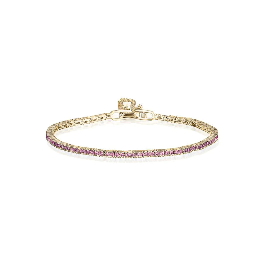 THIN TENNIS BRACELET (VARIOUS COLOURS)