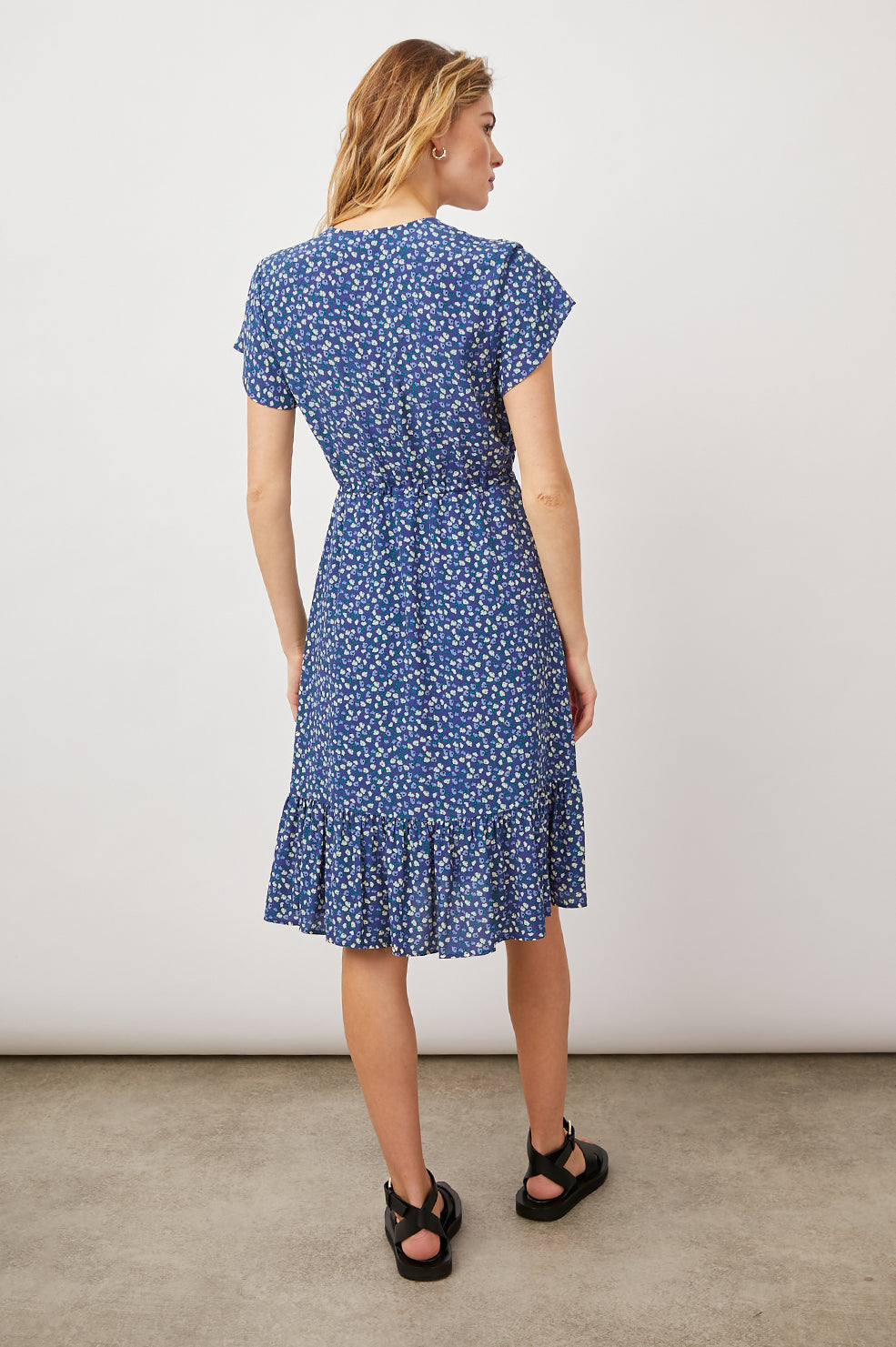 KIKI DRESS - NAVY FLORAL