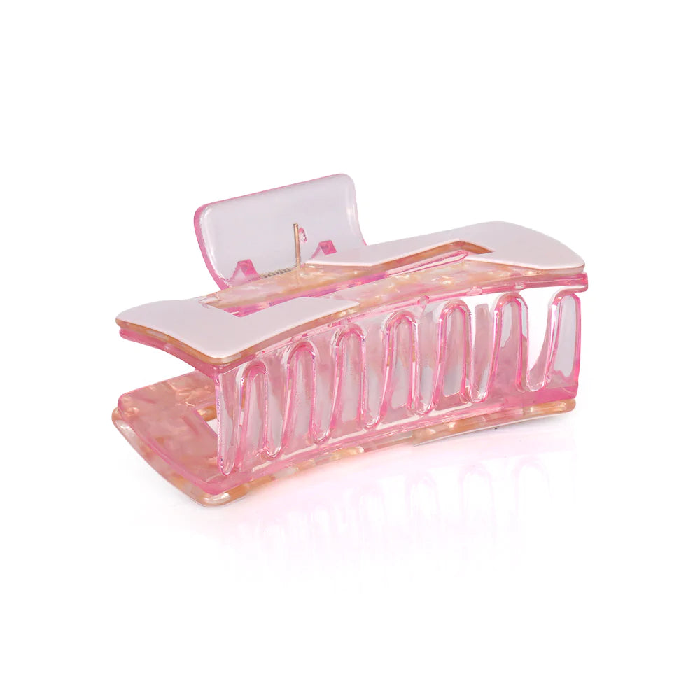 RECTANGULAR FANCY CELLULOSE CLIPS (VARIOUS COLOURS)