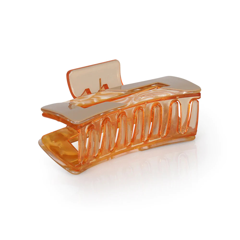 RECTANGULAR FANCY CELLULOSE CLIPS (VARIOUS COLOURS)