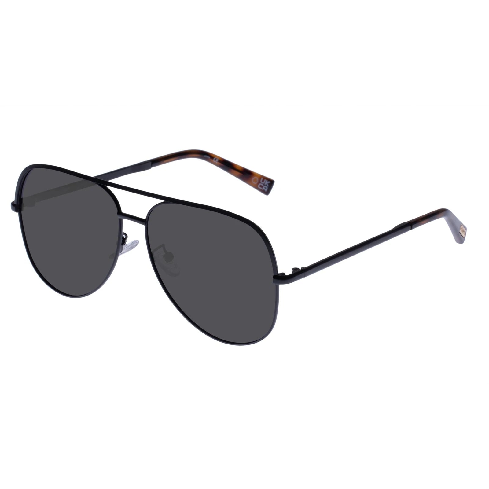 HEY BBY SUNGLASSES - MATTE BLACK POLARIZED