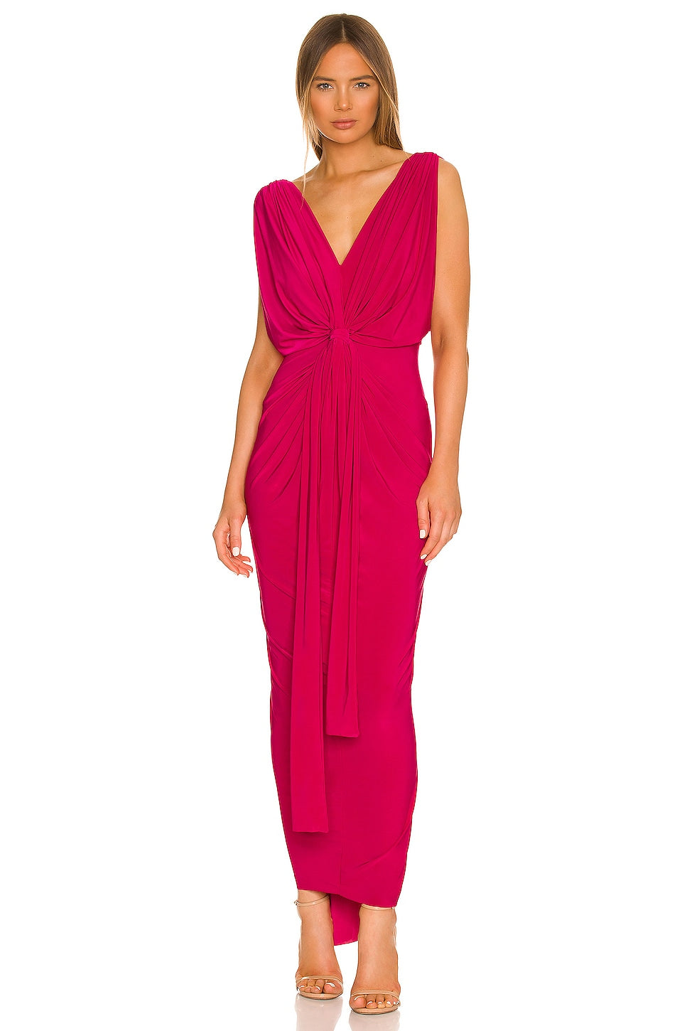 XENIA DRESS -  FUCHSIA