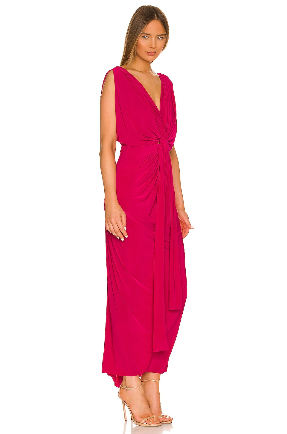 XENIA DRESS -  FUCHSIA