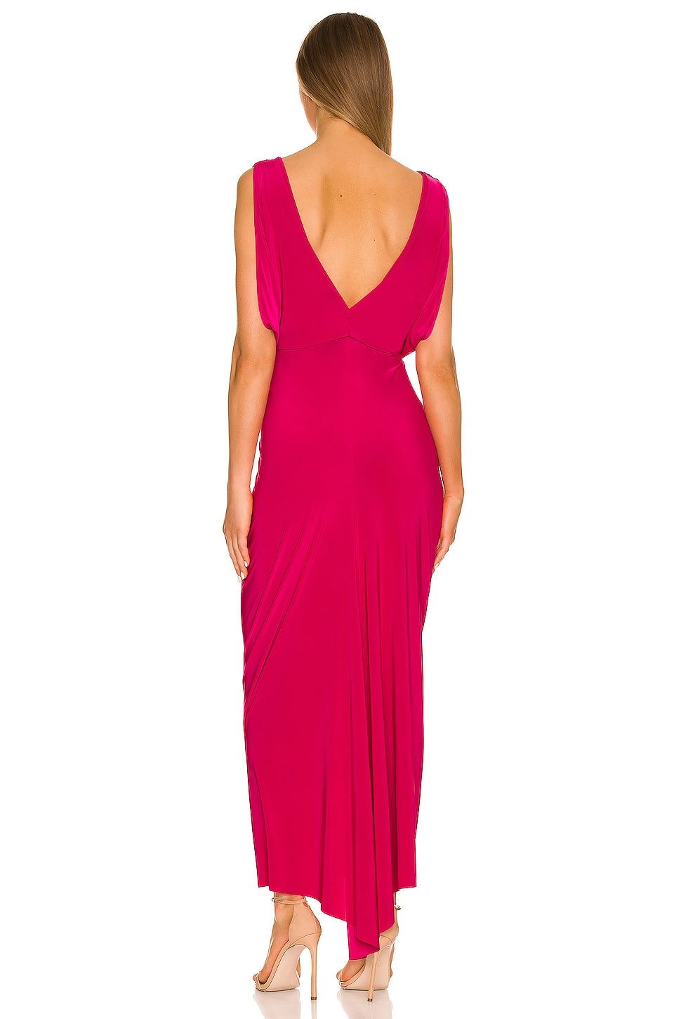 XENIA DRESS -  FUCHSIA