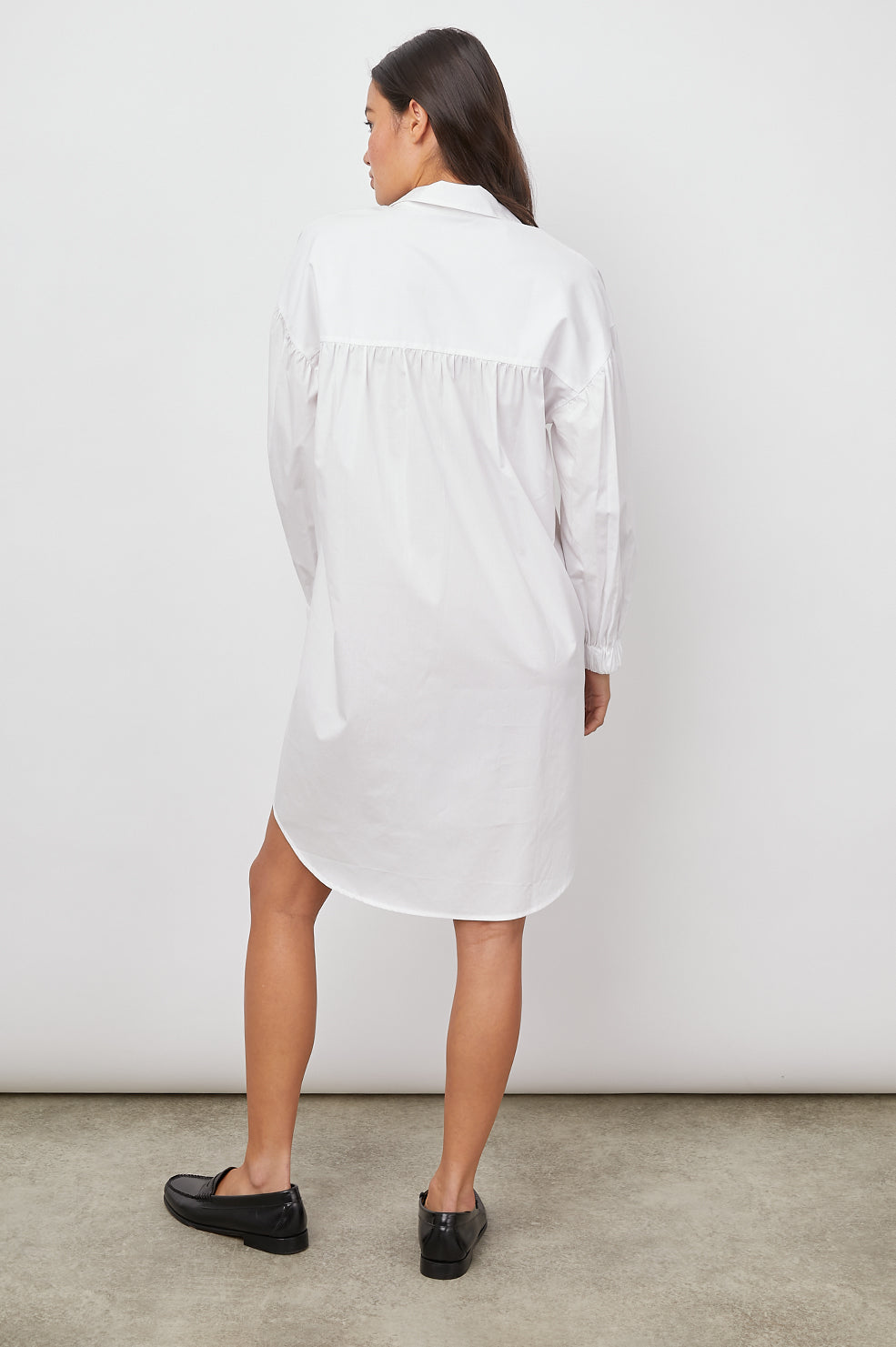 PARSON SHIRT DRESS - WHITE