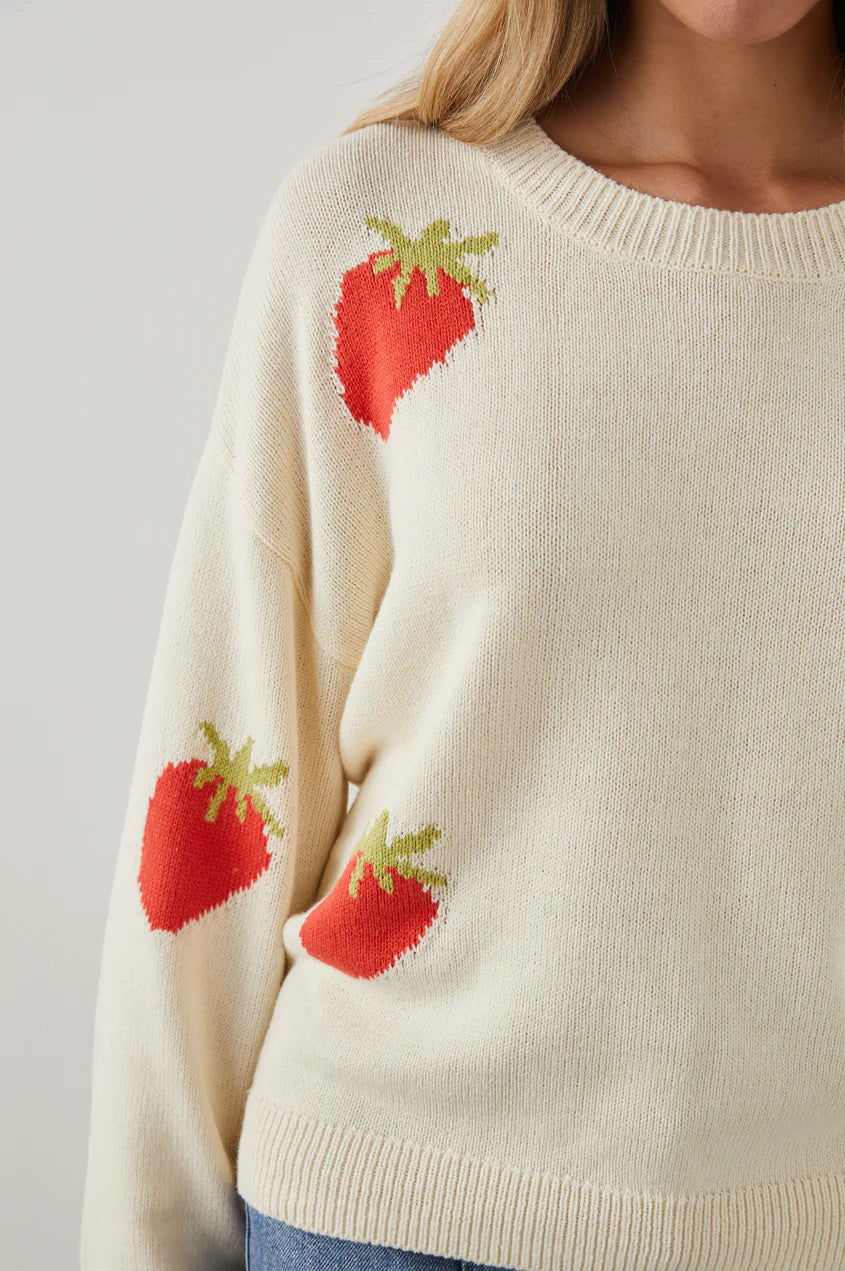 PERCI SWEATER - STRAWBERRIES