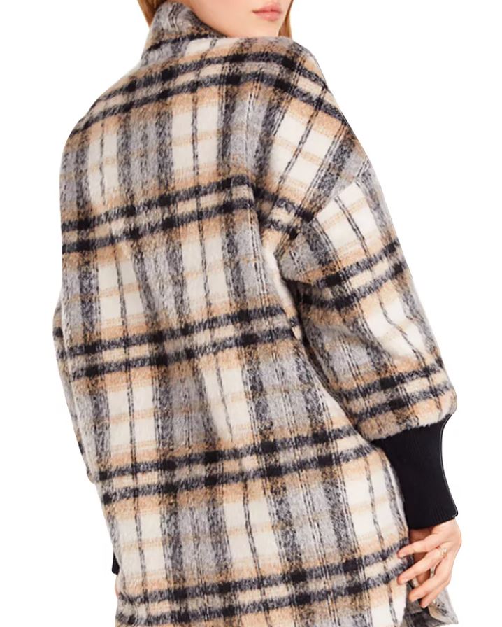 PLAID TIMES COAT