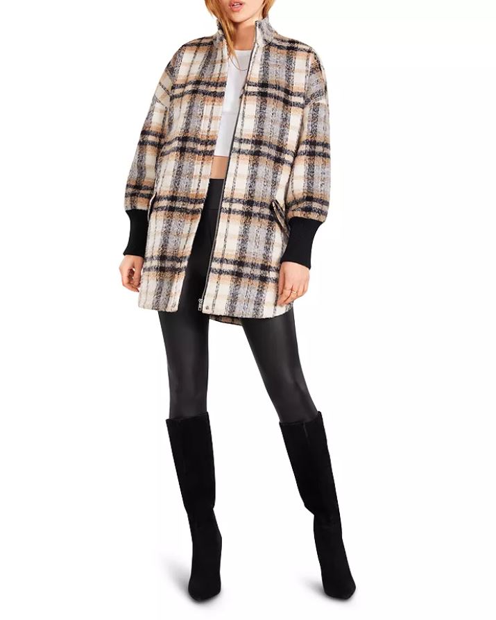 PLAID TIMES COAT