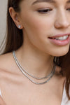 CLASSIC TENNIS NECKLACE (MULTIPLE LENGTHS)