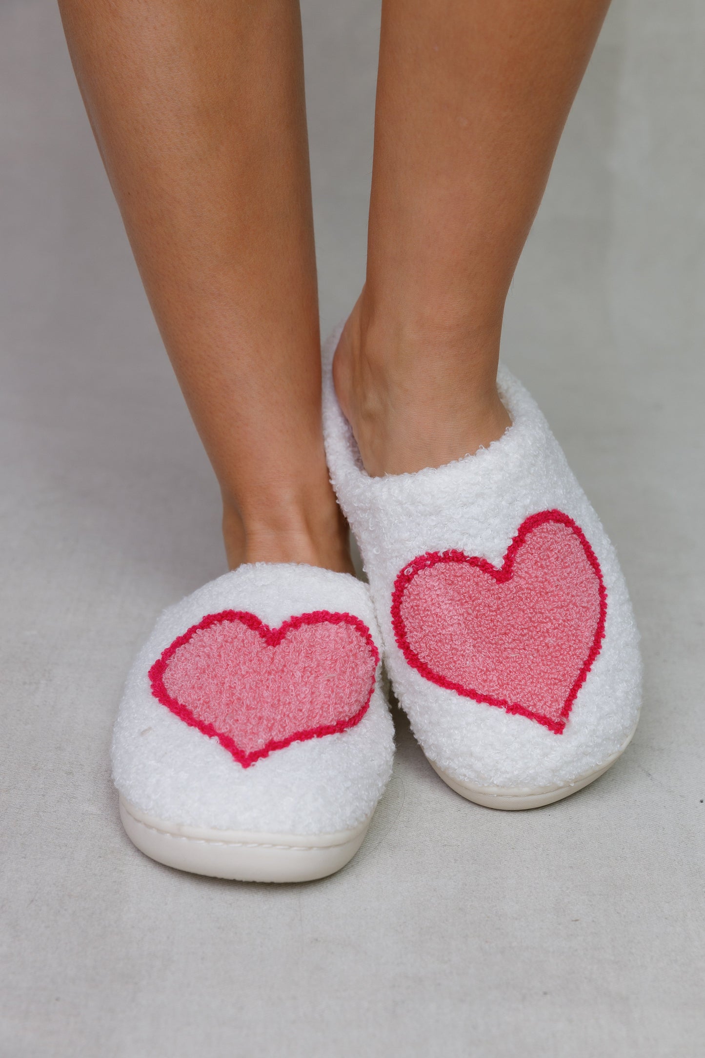 HEART PUFF SLIPPERS