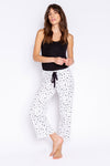 AROUND THE EDGES FLORAL CROP PANT