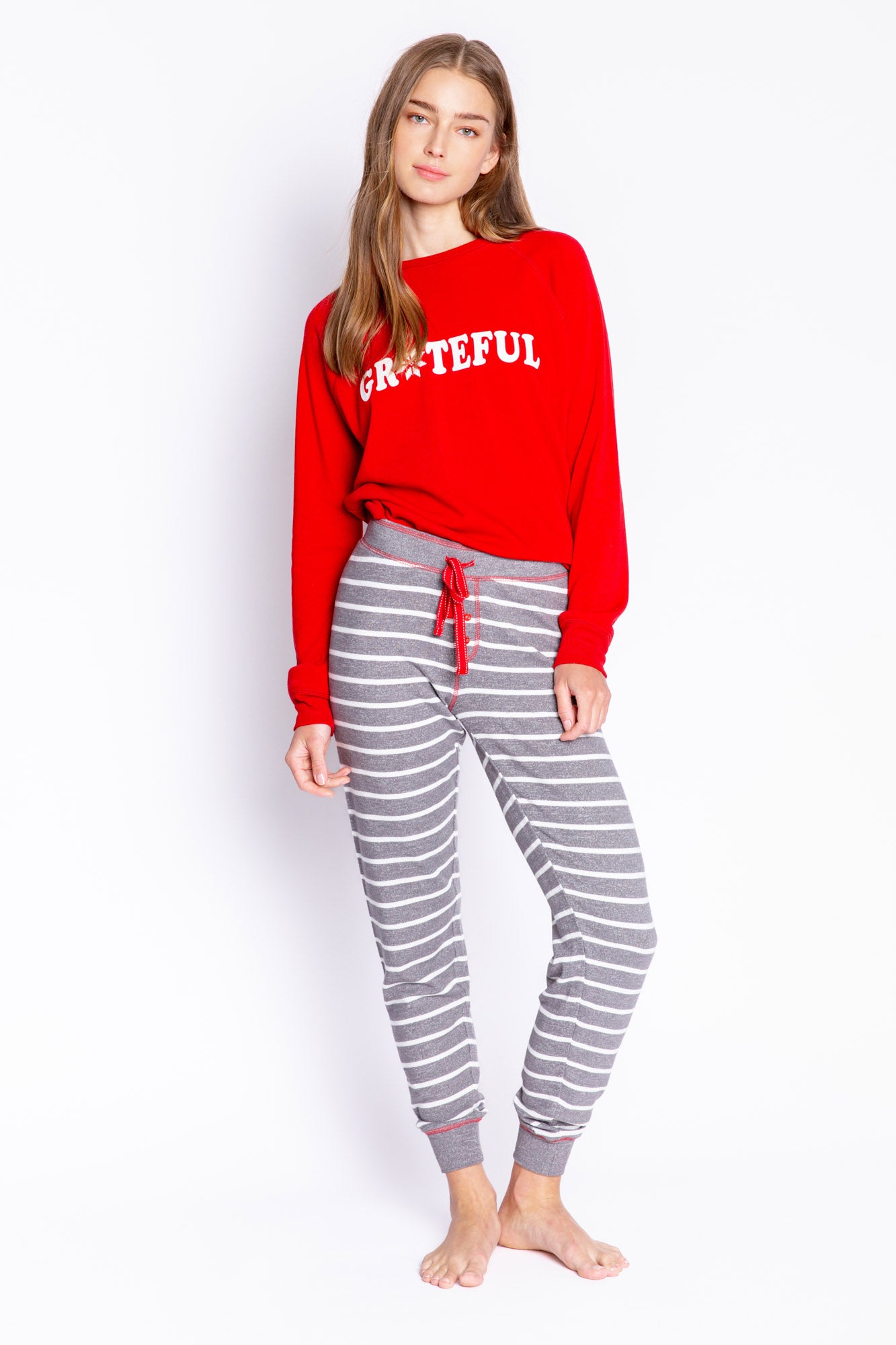 HAPPY HAPPY JOY JOY LONG SLEEVE TOP - GRATEFUL