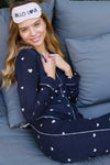 LOVE HEART PJ SET WITH MASK