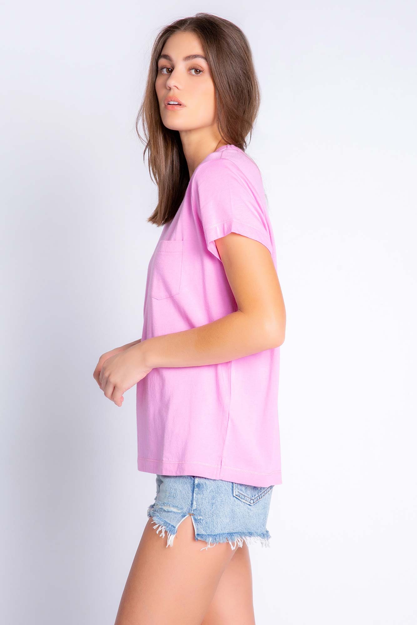 BACK TO BASICS TEE - LILAC ROSE