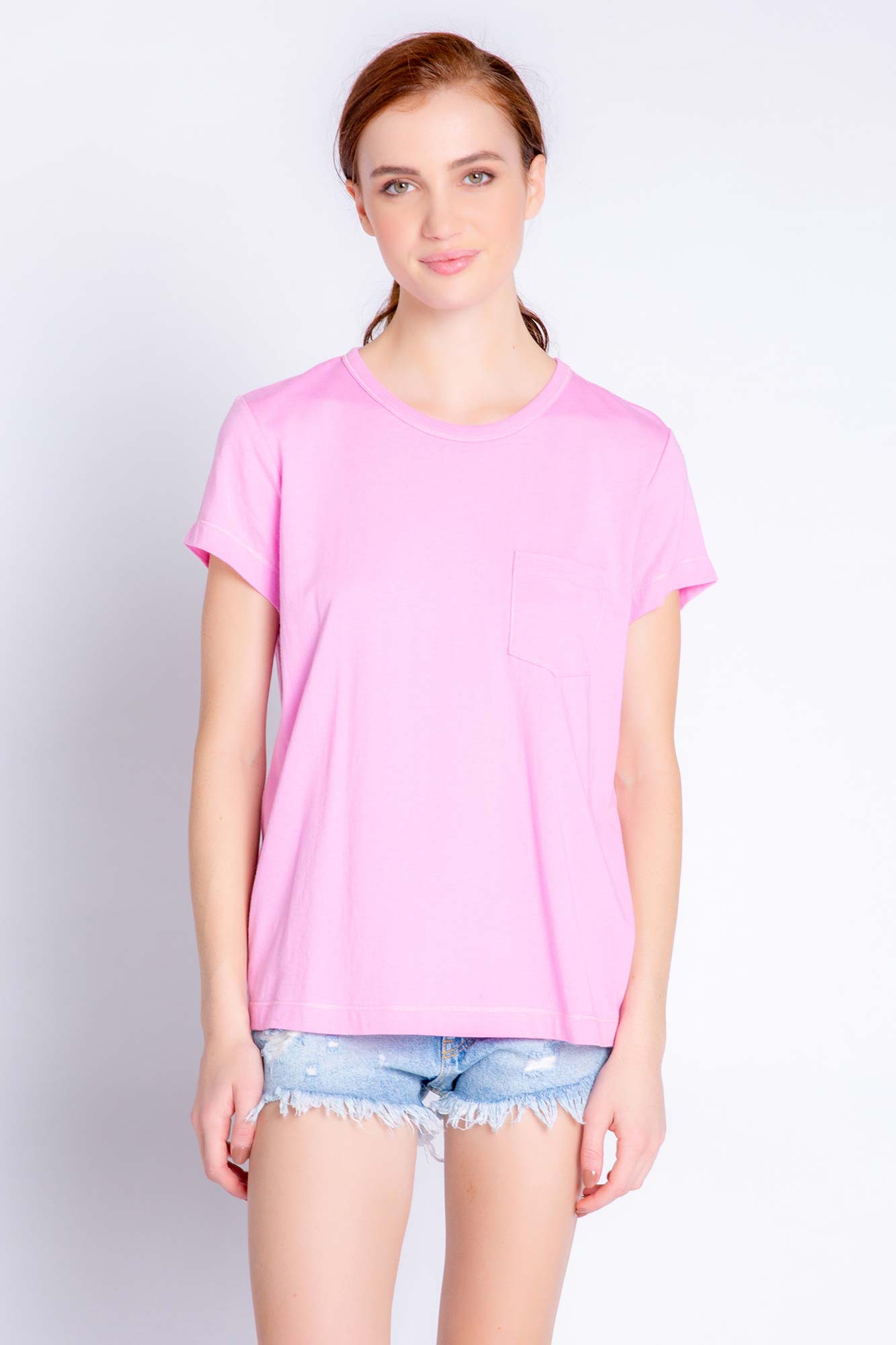 BACK TO BASICS TEE - LILAC ROSE